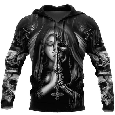 Halloween Skull Anime Style 3D Printed Sweatshirt for Men Women