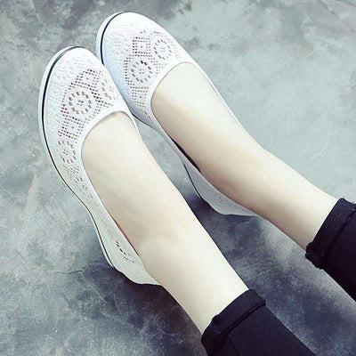 Breathable Flat Bottom Shoes For Women Comfortable Walking