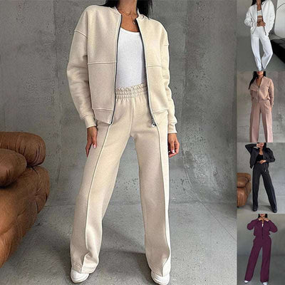 Womens New Sports and Leisure Suits Two Piece Casual Outfit Set